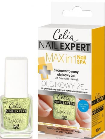 Celia Nail Expert Skoncentrowany olejkowy żel do paznokci i skórek Max in 1 Nail SPA 10 ml