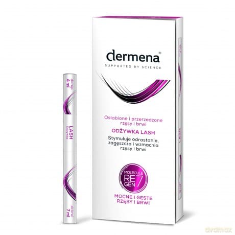 Dermena Lash Care Odżywka stymulująca odrastanie do rzęs i brwi 7 ml+4 ml