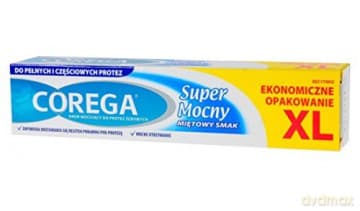 GSK Corega Krem do mocowania protez zębowych - Super Mocny delikatnie miętowy 70g