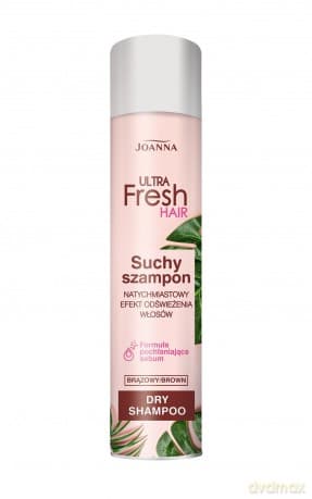 Joanna Ultra Fresh Hair Suchy Szampon do włosów Brown 200 ml