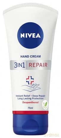 Nivea Hand Cream Krem do rąk odbudowujący 3w1 Repair 75 ml