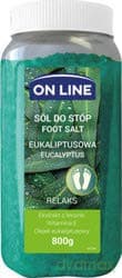 On Line Sól do stóp eukaliptusowa - Relaks 800g