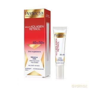Perfecta Multi-Kolagen Retinol 40+/50+ Krem redukujący cienie i wygładzający pod oczy i na powieki 15 ml