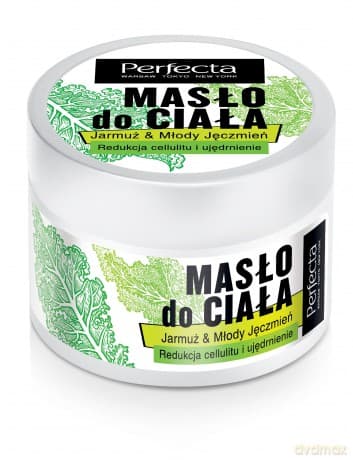 Perfecta Spa Masło do ciała Jarmuż & Młody Jęczmień - redukcja cellulitu i ujędrnienie 225g