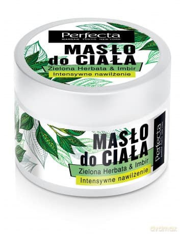 Perfecta Spa Masło do ciała Zielona Herbata & Imbir - intensywne nawilżenie 225g