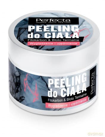 Perfecta Spa Peeling do ciała Fitokarbon & Błoto Termalne - wygładzenie i ujędrnienie 225g