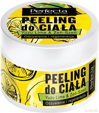 Perfecta Spa Peeling do ciała Yuzu Lime & Żeń-Szeń - odżywienie i regeneracja 225g