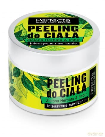 Perfecta Spa Peeling do ciała Zielona Herbata & Imbir - intensywne nawilżenie 225g