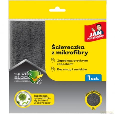 Sarantis Jan Niezbędny Silver Block Ściereczka z mikrofibry z jonami srebra 1szt