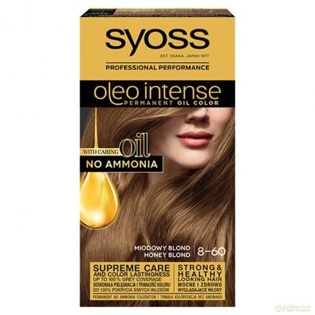 Schwarzkopf Syoss Farba do włosów Oleo 8-60 miodowy blond 1op.