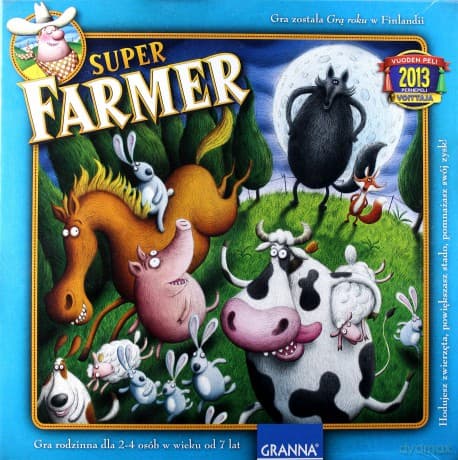 Super Farmer De Lux Gra Planszowa (twarda)