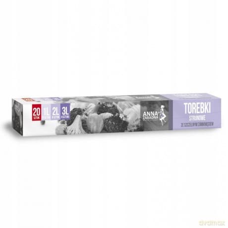 ANNA ZARADNA Torebki Strunowe Mix 1L,2L,3L 20 szt