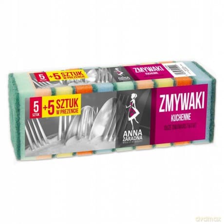 ANNA ZARADNA Zmywaki Kuchenne 5+5 szt Gratis