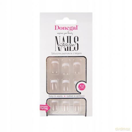 DONEGAL SZTUCZNE PAZNOKCIE z klejem Express Your Beauty (3041)-28 szt