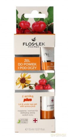 Floslek Pharma Żel z Arniką Plus do powiek i pod oczy 15 ml