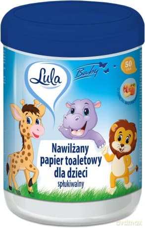 Lula Nawilzany Papier Toaletowy D/Dzieci A`50