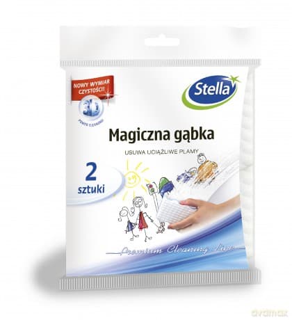 STELLA Magiczna Gąbka 3D - usuwa uciążliwe plamy-2 szt