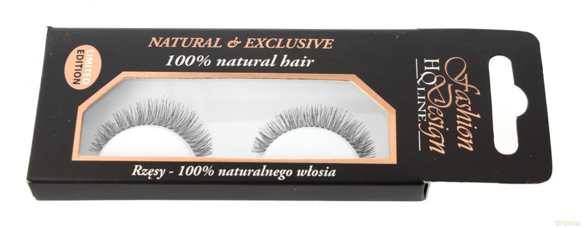 Top Choice Fashion Design sztuczne rzęsy - paski Natural & Exclusive (37856)