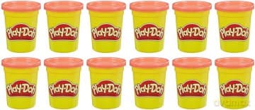 PlayDoh Tuby 12-pak Czerwony