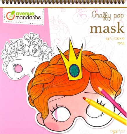 Blok z maskami Graffy Pop Mask Dziewczyna