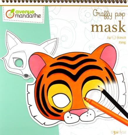 Blok z maskami Graffy Pop Mask Zwierzęta