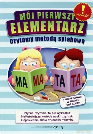 Mój Pierwszy Elementarz Czytamy Metodą Sylabową