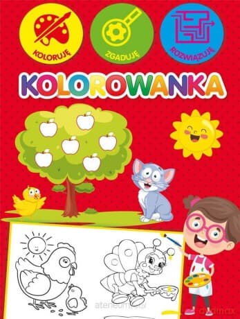 Kolorowanka. Koloruję, zgaduję, rozwiązuję