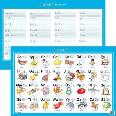 Podkładka edukacyjna - alfabet
