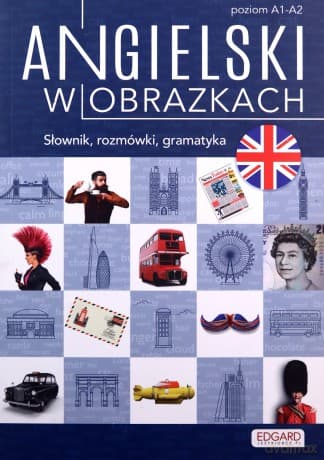 Angielski w obrazkach. Słówka, rozmówki, gramatyka. Poziom A1-A2 - Marcin Frankiewicz