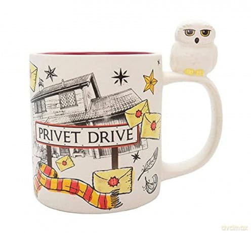 HARRY POTTER Hedwig & Privet Drive Kubek 3D