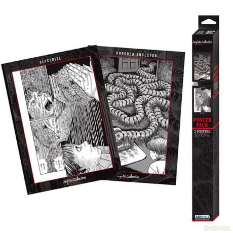 JUNJI ITO Souichi and Tomie Zestaw plakatów (52x38) 2 szt.
