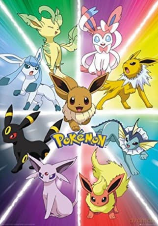 POKEMON Eevee Evolution Plakat (91.5x61)