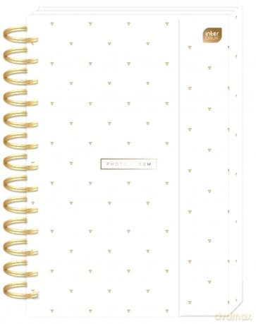 Album B5 25 kart metaliczny biały