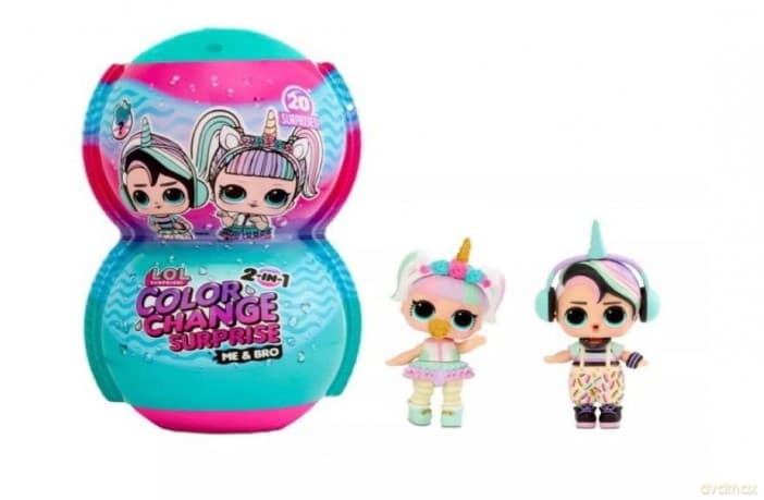 LOL Surprise Color Change 2w1 Me&Doll&Bro  1 szt.