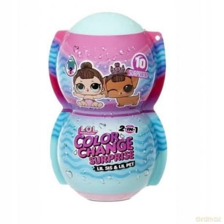LOL Surprise Color Change 2w1 Me&Sis&Pet  1 szt.