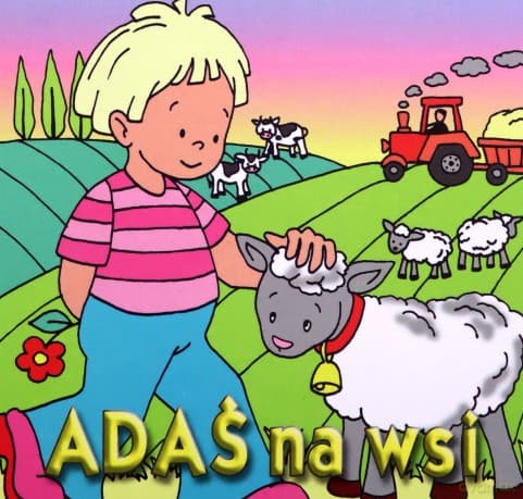 Adaś Na Wsi (twarda) - Agnieszka Kraśnicka