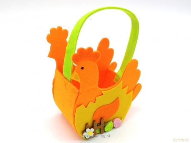 Kura Filc 1 szt. wielkanoc