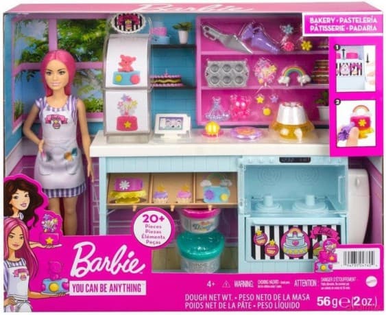 Zestaw z lalką Barbie Cukiernia