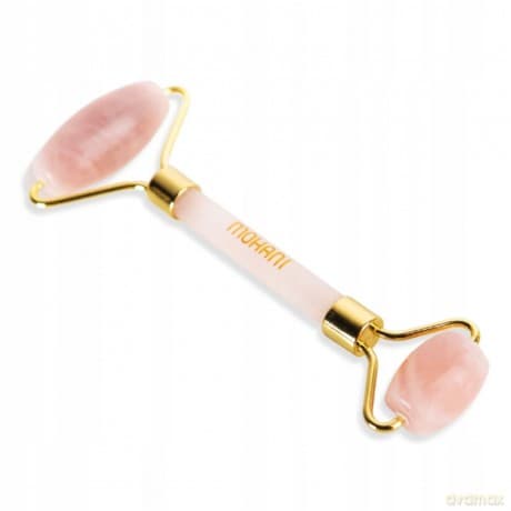 Roller do masażu twarzy z różowego kwarcu Mohani