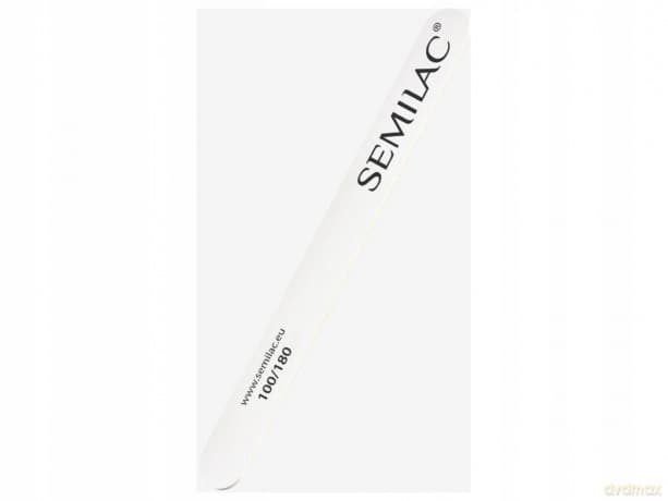 SEMILAC Quality Pilnik drewniany biały 100/180