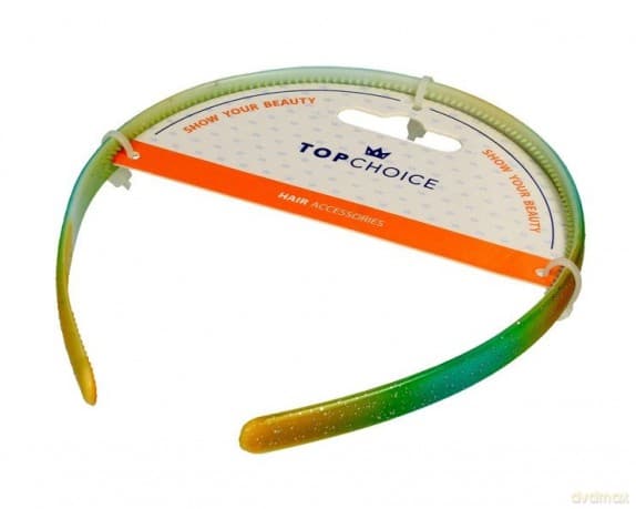 Top Choice Opaska do włosów cieniowana cienka (27901)