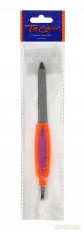 Top Choice Pilnik do paznokci szafirowy z radełkiem 16cm (77784)