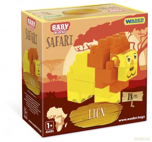 Klocki Safari Baby Blocks lew 41503