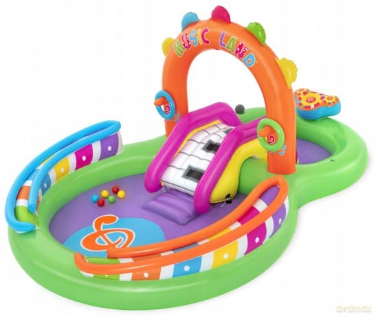 Basen plac zabaw nadmuchiwany muzyka 53117 BESTWAY