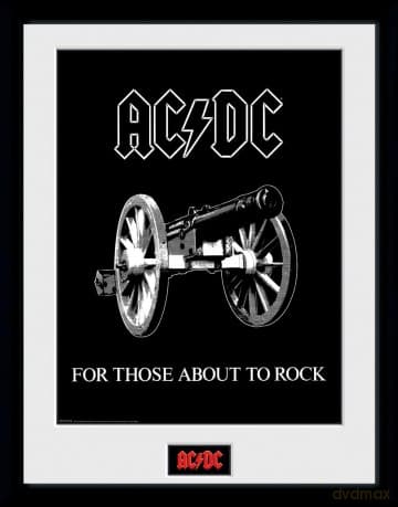 AC/DC - Plakat w ramie For Those About to Rock