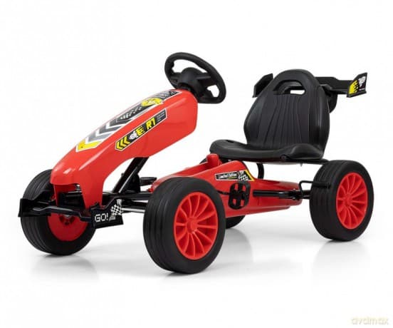 Gokart na pedały Rocket czerwony