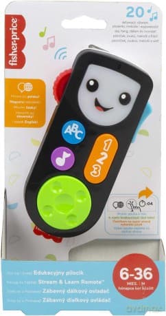 Zabawka interaktywna Ucz się i śmiej - edukacyjny pilocik