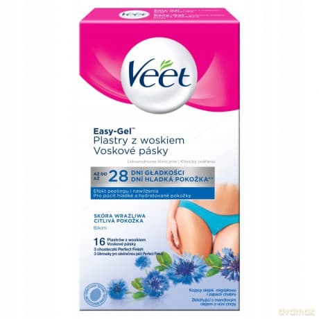 Veet Taśmy z woskiem na zimno Bikini 16 szt