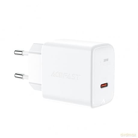 Acefast ładowarka sieciowa GaN USB Typ C 30W, PD, QC 3.0, AFC, FCP biały (A21 white)