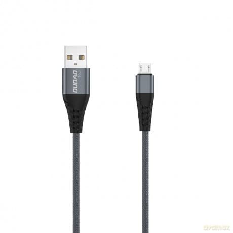 Dudao kabel przewód USB - micro USB 6A 1 m szary (TGL1M)